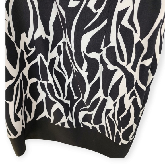 Ronnie Nicole dress black with white sleeveless size 16 - Picture 8 of 13